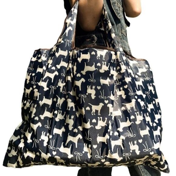 Dog Print Reusable Tote - Picture 3 of 5